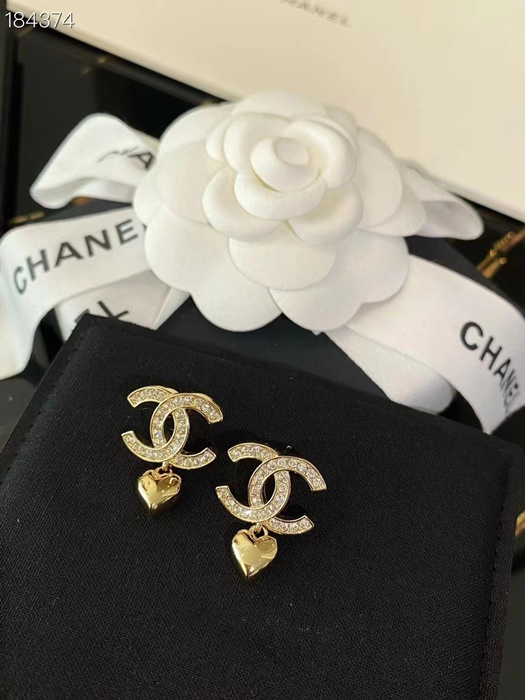 シャネルレディースピアスC0378.(イエローゴールド)