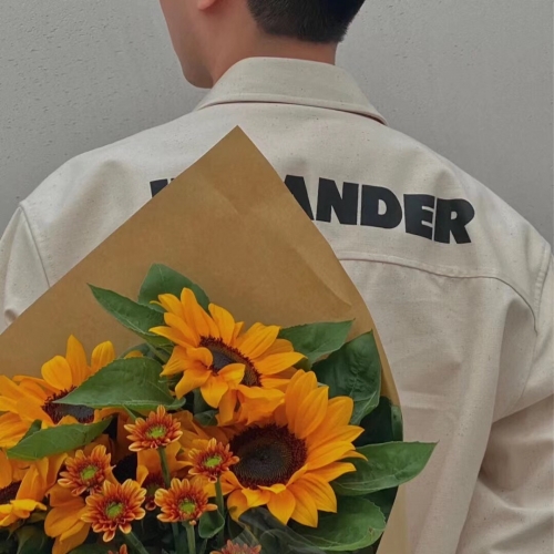 ジルサンダージルサンダーメンズベーシックコットン半袖シャツl008アイボリー