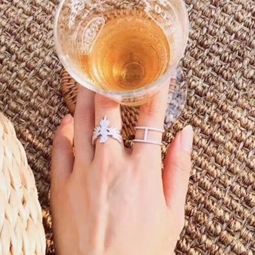 エルメスレディースリングC0381.(シルバー)