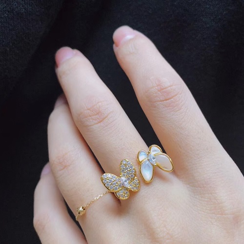 ヴァンクリーフ＆アーペルレディースリングC0388.(イエローゴールド,ゴールド)