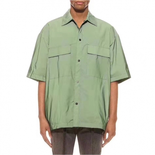 フィアオブゴッドフィアオブゴッドメンズミニマル半袖シャツa0124グリーン