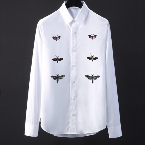 グッチグッチメンズカジュアルコットンシャツc02757ホワイト