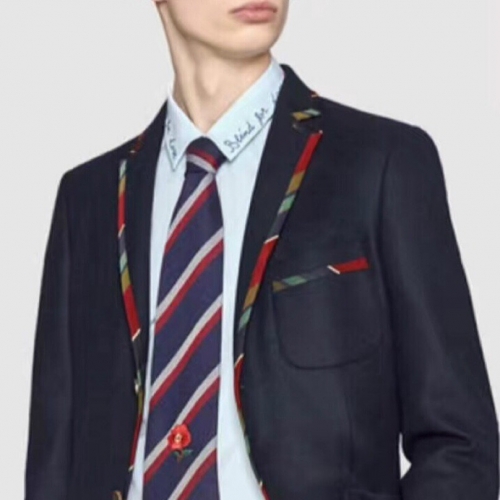 グッチグッチメンズカジュアルコットンシャツc02760ブルー