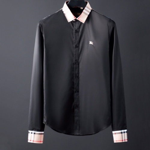 バーバリーバーバリーメンズヴィンテージベーシックコットンシャツr02680ブラック