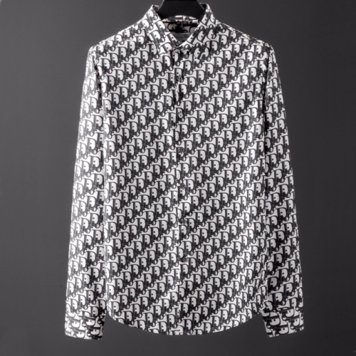 ディオールディオールメンズクラシックコットンシャツo0661ブラック