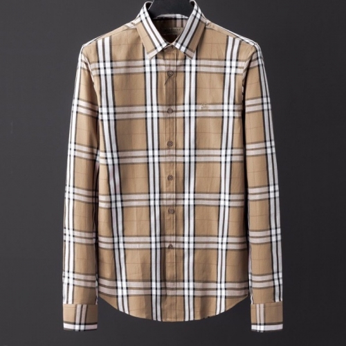 バーバリーバーバリーメンズヴィンテージベーシックコットンシャツr02683キャメル