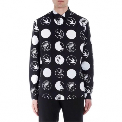 アレキサンダーマックイーンアレクサンダーマックイーンメンズビジネスコットンシャツe0089ブラック