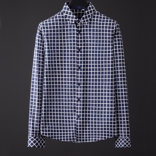 バーバリーバーバリーメンズヴィンテージベーシックコットンシャツr02685ネイビー