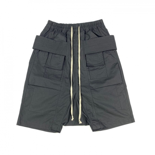 リックオウエンスリックオウエンスメンズカジュアルショートパンツc0030ダークグレー