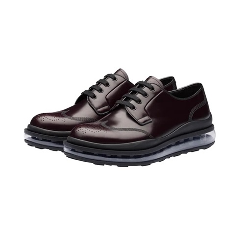 プラダメンズレザーシューズ,S0511ブラウン