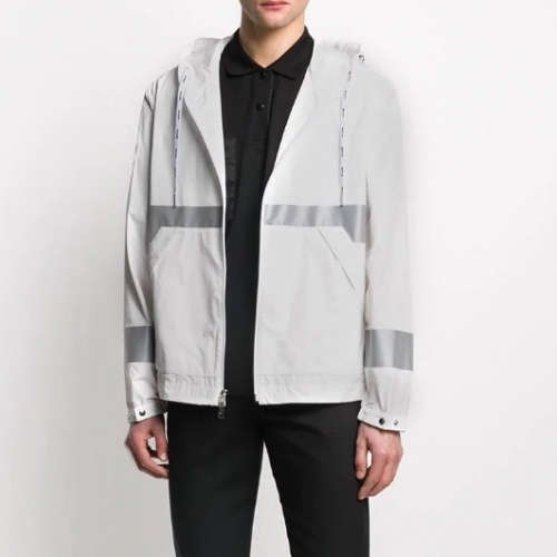 モンクレールモンクレールメンズカジュアルウィンドブレーカージャケットc01749.ホワイト