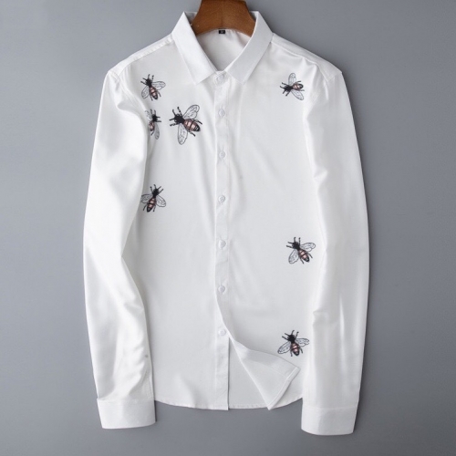 グッチグッチメンズカジュアルコットンシャツc02783ホワイト