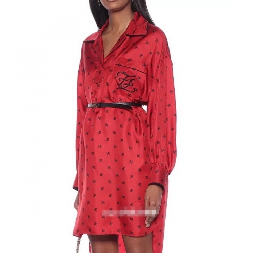 -ェンディレディースシルクワンピースn727