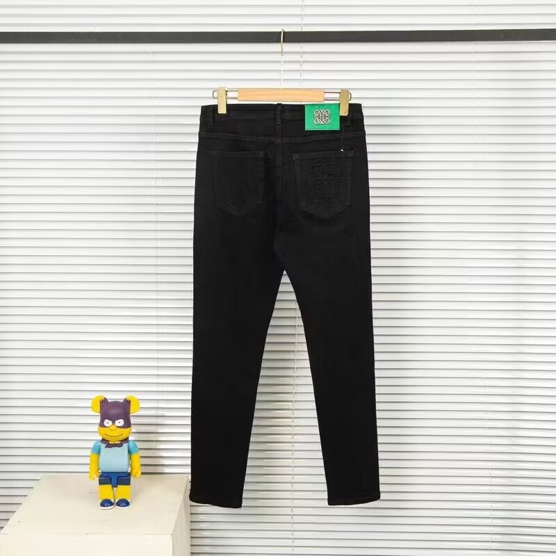 ロエベメンズクラシックジーンズe0254ブラック