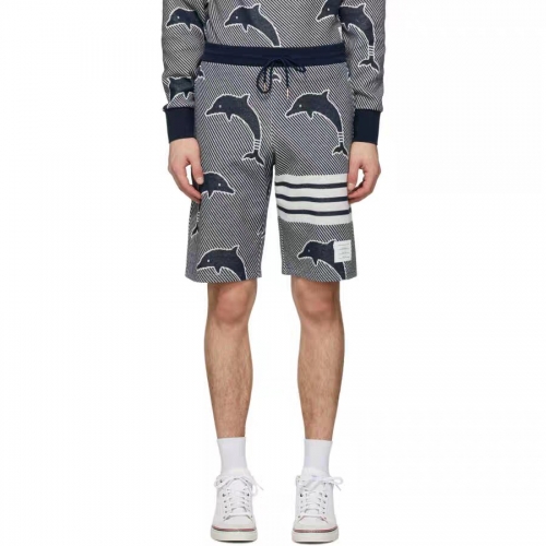 トムブラウントムブラウンメンズビジネスコットンショートパンツo0871.グレー