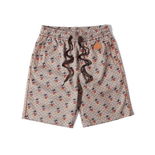 グッチグッチメンズイニシャルヴィンテージカジュアルショートパンツc02837.ブラウン