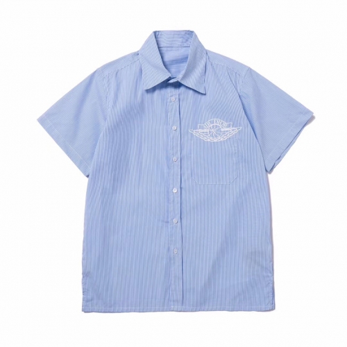 ディオールディオールメンズクラシックコットンシャツo0718ブルー