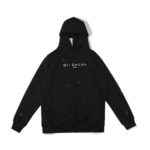 ジバンシィジバンシィメンズカジュアルコットンフーディv0428.ブラック