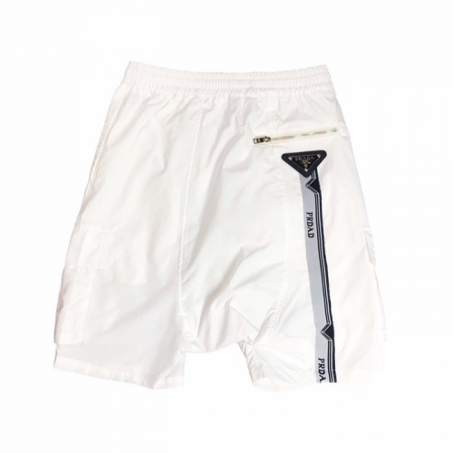 プラダプラダメンズカジュアルトレーニングショートパンツa0208.ホワイト