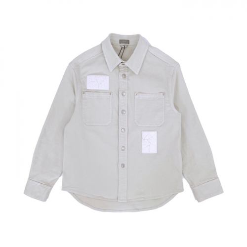 ディオールディオールメンズクラシックコットンシャツo0731.グレー