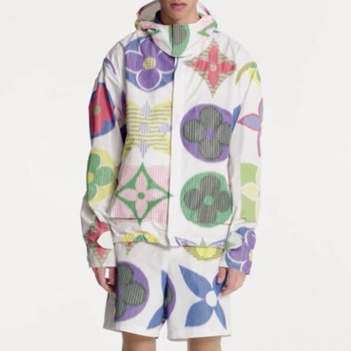 ルイヴィトンルイヴィトンメンズカジュアルウィンドブレーカージャケットu02073ホワイト