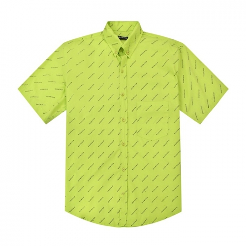 バレンシアガバレンシアガメンズコットン半袖シャツl0683