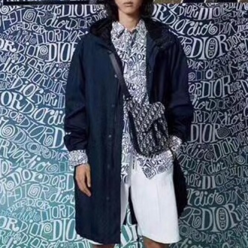 ディオールディオールメンズクラシックシャツo0751ブルー