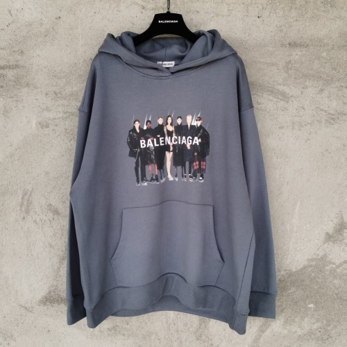 バレンシアガバレンシアガメンズオーバーサイズフーディl0693グレー