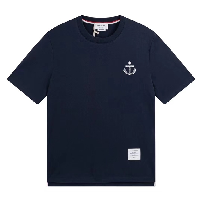 トムブラウントムブラウンメンズ/レディースカジュアル半袖Tシャツo0933.ネイビー