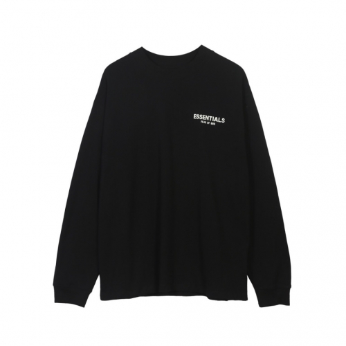 フィアオブゴッドフィアオブゴッドメンズオーバーサイズミニマル長袖Tシャツa0167ブラック