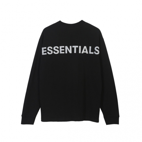 フィアオブゴッドフィアオブゴッドメンズオーバーサイズミニマル長袖Tシャツa0169ブラック