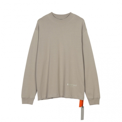 フィアオブゴッドフィアオブゴッドメンズオーバーサイズミニマル長袖Tシャツa0171キャメル