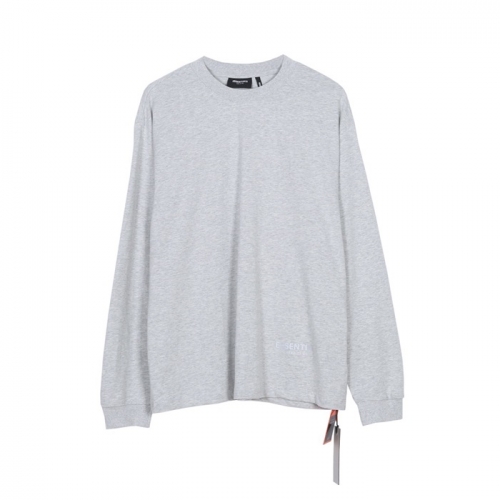 フィアオブゴッドフィアオブゴッドメンズオーバーサイズミニマル長袖Tシャツa0172グレー