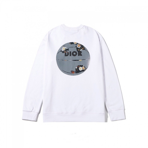 ディオールディオールメンズカジュアルコットン長袖Tシャツo0757.ホワイト