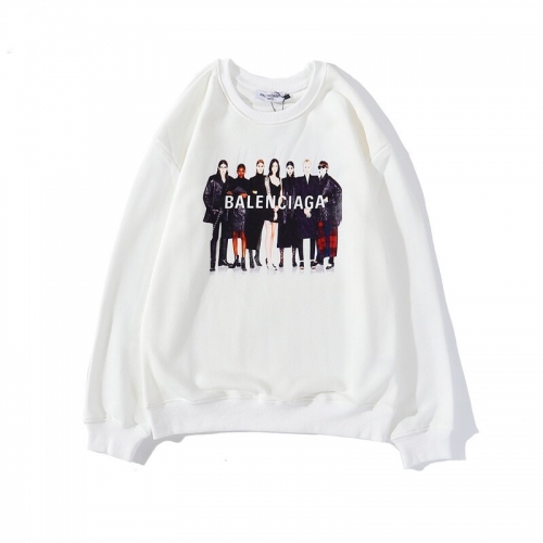 バレンシアガ-バレンシアガメンズクルーネックコットンスウェットシャツl0715.ホワイト