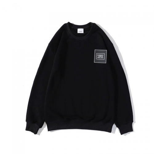 バーバリーバーバリーメンズカジュアルコットンスウェットシャツr02828.ブラック