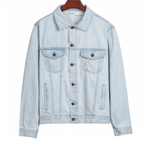 オフホワイトメンズカジュアルデニムジャケットf0476ブルー