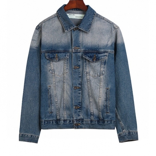オフホワイトメンズカジュアルデニムジャケットf0478ブルー