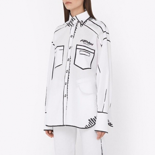 ェンディレディーストレンディシャツn769