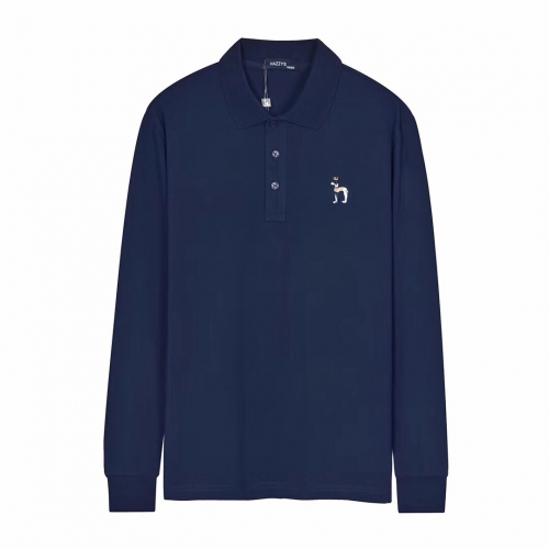 ハジズメンズポロ長袖Tシャツz17