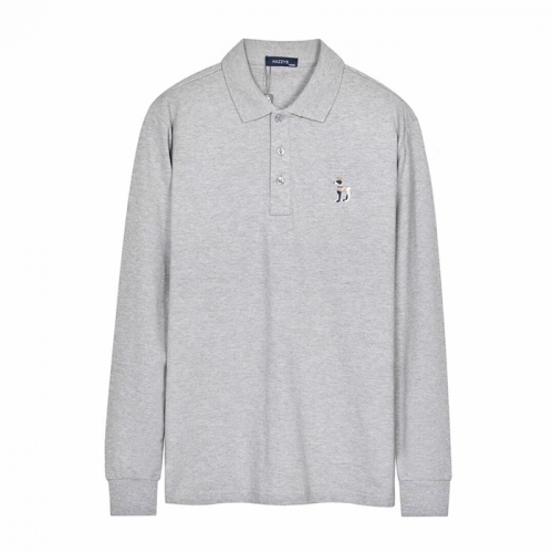 ハジズメンズポロ長袖Tシャツz18