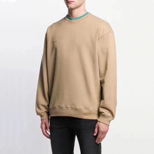 バレンシアガ-バレンシアガメンズクルーネックコットンスウェットシャツl0513キャメル