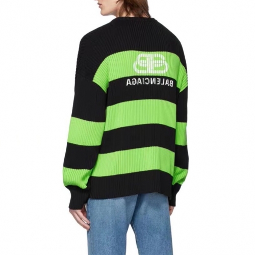 バレンシアガ-バレンシアガメンズクルーネックセーターl0727グリーン