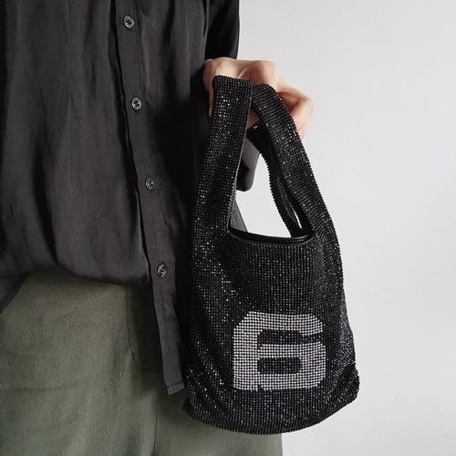 ,31アレクサンダーワンミニトートバッグショッパーバッグB0072ブラック