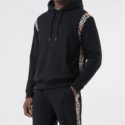 バーバリーバーバリーメンズカジュアルコットンフーディr02853ブラック
