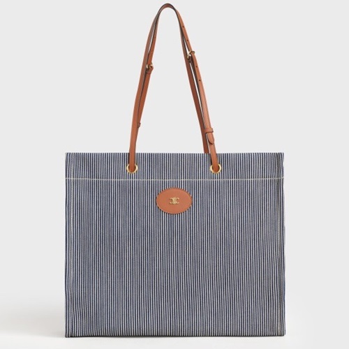 ,43セリーヌキャンバストートバッグショッパーバッグ2172,43,ネイビー