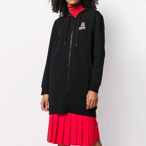 モスキーノモスキーノレディーステディベアコットンフーディs0102ブラック