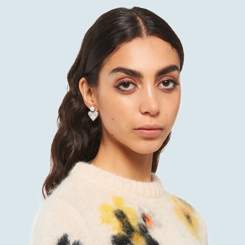 ミュウミュウレディースピアスC0455.(シルバー)