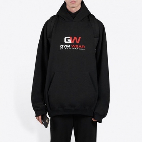 バレンシアガバレンシアガユニセックスオーバーサイズフーディl0735ブラック