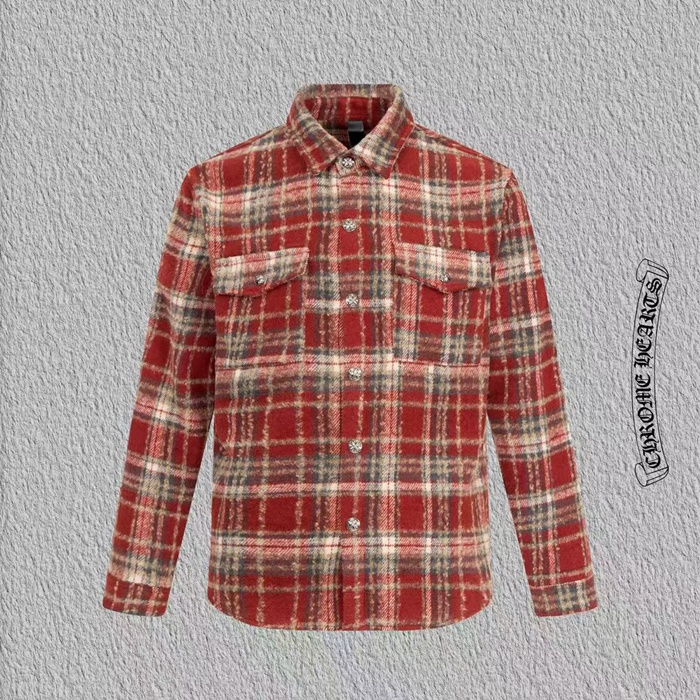 クロムハーツメンズカジュアルコットンシャツr282